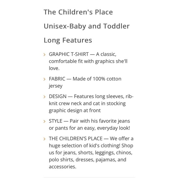 The Children's Place NWT Hayride Pumpkin Patch Long Sleeve Top 18-24 Mo - Picture 4 of 6